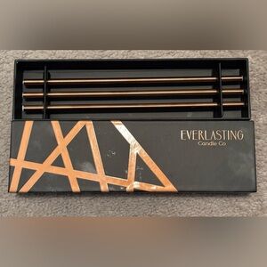 Everlasting Candle Co Candles Set Champagne Steel New Handcrafted Decorative